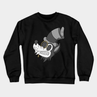 Old School Loan Wolf Crewneck Sweatshirt